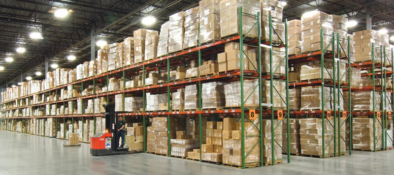 Industrial pallet racking warehouse in Jacksonville Florida
